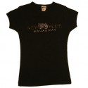 New York Broadway Masks Black Kids tee
