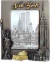 NY Skyline Pewter Picture Frame #2