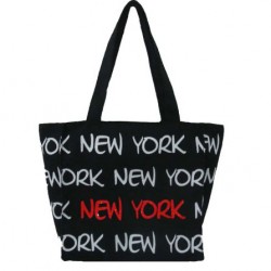 Robin-Ruth NY Black/White/Red Small Tote Bag