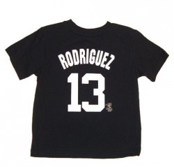 Yankees Toddler A-Rod Navy Name & Number Tee