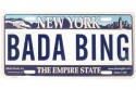 Bada Bing NY License Plate