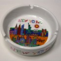 NYC "Cartoon Skyline" Ceramic Ashtray