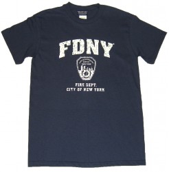 FDNY Distressed Navy Tee