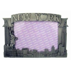 NY Apple Icons 5 x 7 Metal Picture Frame