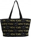 Robin-Ruth NY Black Butterfly Tote Bag