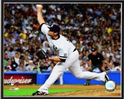 Joba Chamberlain Delivering 8x10 Framed