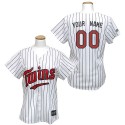 Minnesota Twins Replica Personalized Ladies Home Jersey
