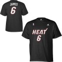 Lebron James Miami Heat Name & Number Youth Tee
