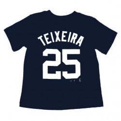 Yankees Mark Teixeira Toddler Navy Tee