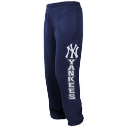 Yankees "Hook Slide" Navy Fleece Pant