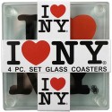 I Love NY Coasters (Set of 4)