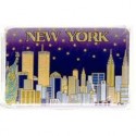 NY Metallic Skyline Playing Cards