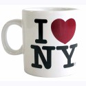 I Love NY White Espresso Mug