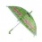 NYC Clear Neon Green Umbrella