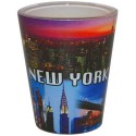 Sunrise/Sunset Skyline Postcard Shotglass