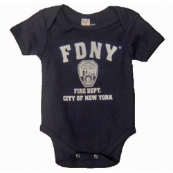 FDNY Full Chest Navy Onesie