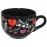 NY Lips Design Black Soup Mug