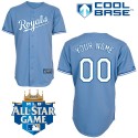 Kansas City Royals Replica Personalized Youth Lt Blue Alt Jersey