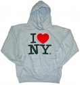 I Love NY Ash Embroidered Sweatshirt