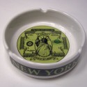 Statue of Liberty "Million Dollar Bill" Ceramic Ashtray