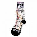 Subway Map Socks