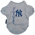 Yankees Gray Dog T- Shirt