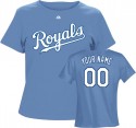 Kansas City Royals Personalized Ladies Lt Blue T-Shirt