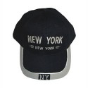 New York Hat Navy/Grey