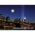 Brooklyn Bridge Lights Photo Magnet
