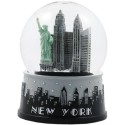 NYC "Grey Skyline" 45mm Snowglobe