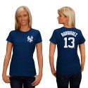 NY Yankees Ladies Replica Alex Rodriguez Fashion Tee