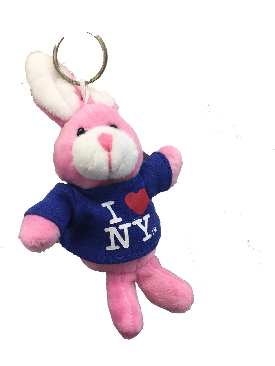 stuffed bunny keychain