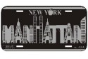 Manhattan Buildings License Plate
