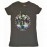 Betty Boop "Miss Liberty" Grey Ladies Fitted Tee