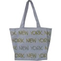 Robin-Ruth NY White/Gold Small Tote Bag