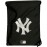 Yankees Black/Silver Logo Draw-String Back Sack