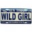 Wild Girl NY License Plate