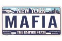 Mafia NY License Plate