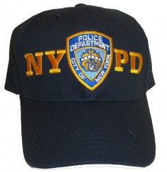 NYPD Patch Navy Adjustable Cap - FRONT