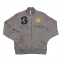 Charcoal New York 3 Series Full Zip Sweatshirt