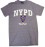 NYPD Full Chest Color Shield Ash Tee
