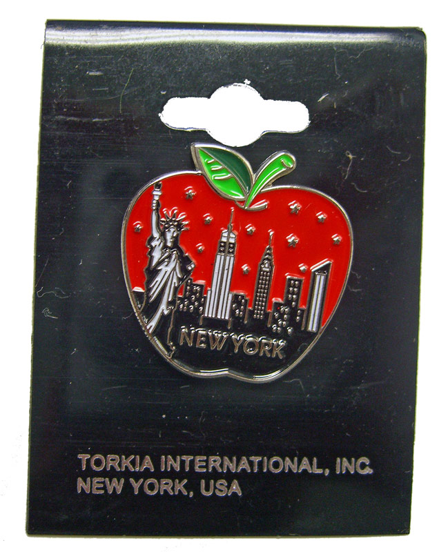 Big Apple Skyline Pin