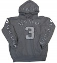 New York "3 Series" Ash Hooded Sweatshirt