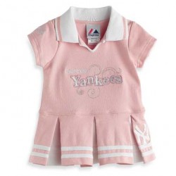 Little Miss Yankees Pink Toddler Mini Dress