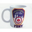 FDNY White 11 oz Mug