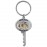 Apple Skyline Key Shaped Swivel Keyring