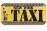 Taxi Cab Bike Plate