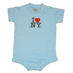 I Love NY Lt. Blue Onesie
