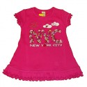 NYC Floral Fuschia Infant Mini Dress