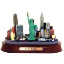 Mini Oval NYC Color Skyline Model